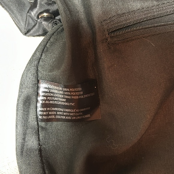 Botkier New York Mini Backpack with Faux Leather flap and Nylon - Picture 10 of 10